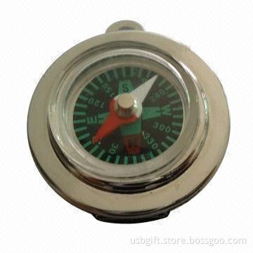 USB flash disk, 8GB capacity, metal compass shaped, promotional